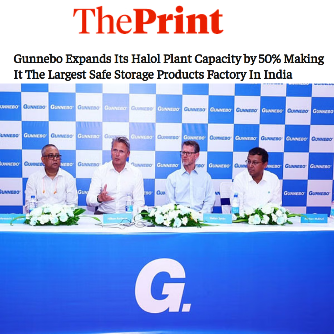 Gunnebo Expands Its Halol Plant Capacity by 50% Making It The Largest Safe Storage Products Factory In India